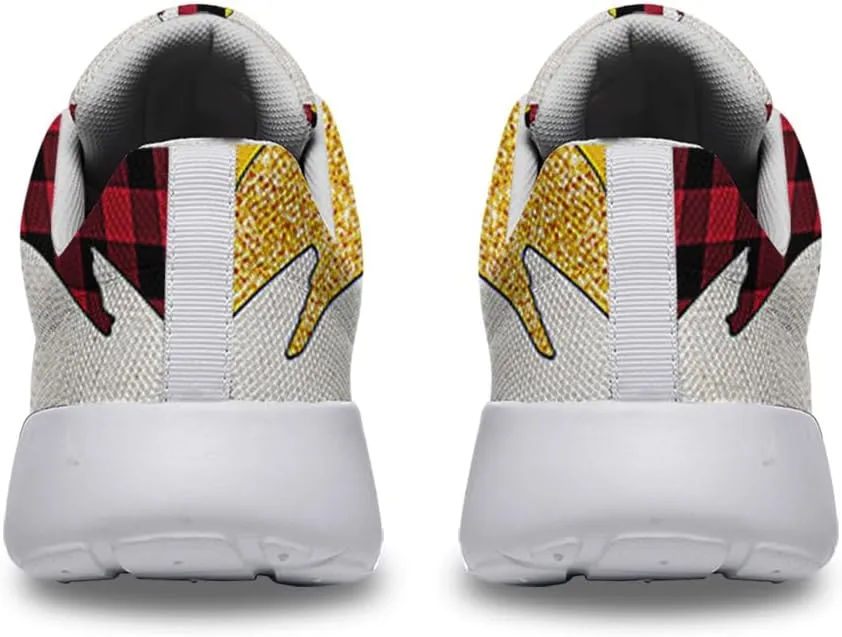 Sonzj-II Maryland Shoes Mens Womens Athletic Walking Sneakers Running Shoes Mesh Breathable Low Top Anti-Slip Trainers