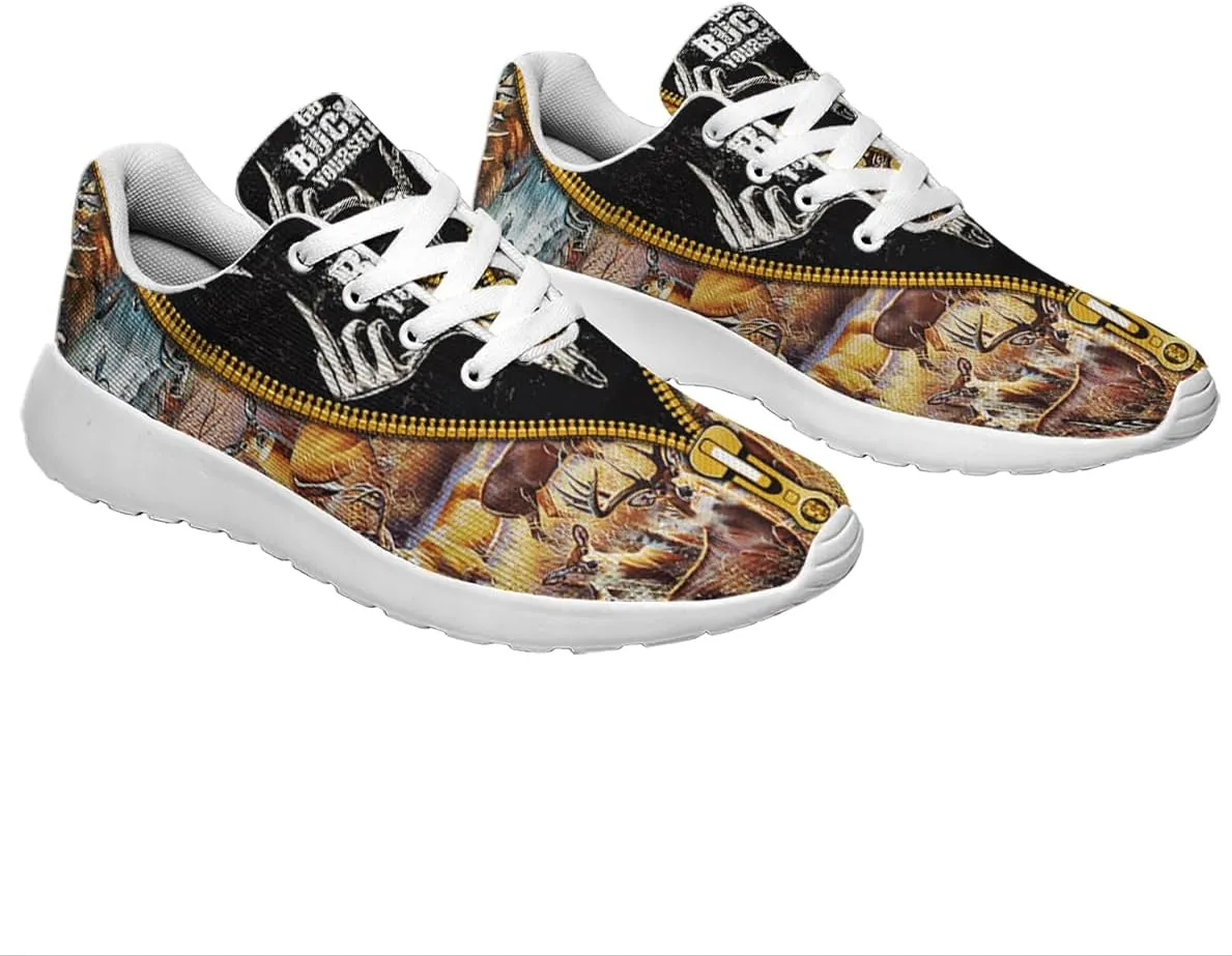 Sonzj-II Men Women Trainers Sports Running Shoes Causal Travel Walking Flat Shoe Lace-up Breathable Sneakers