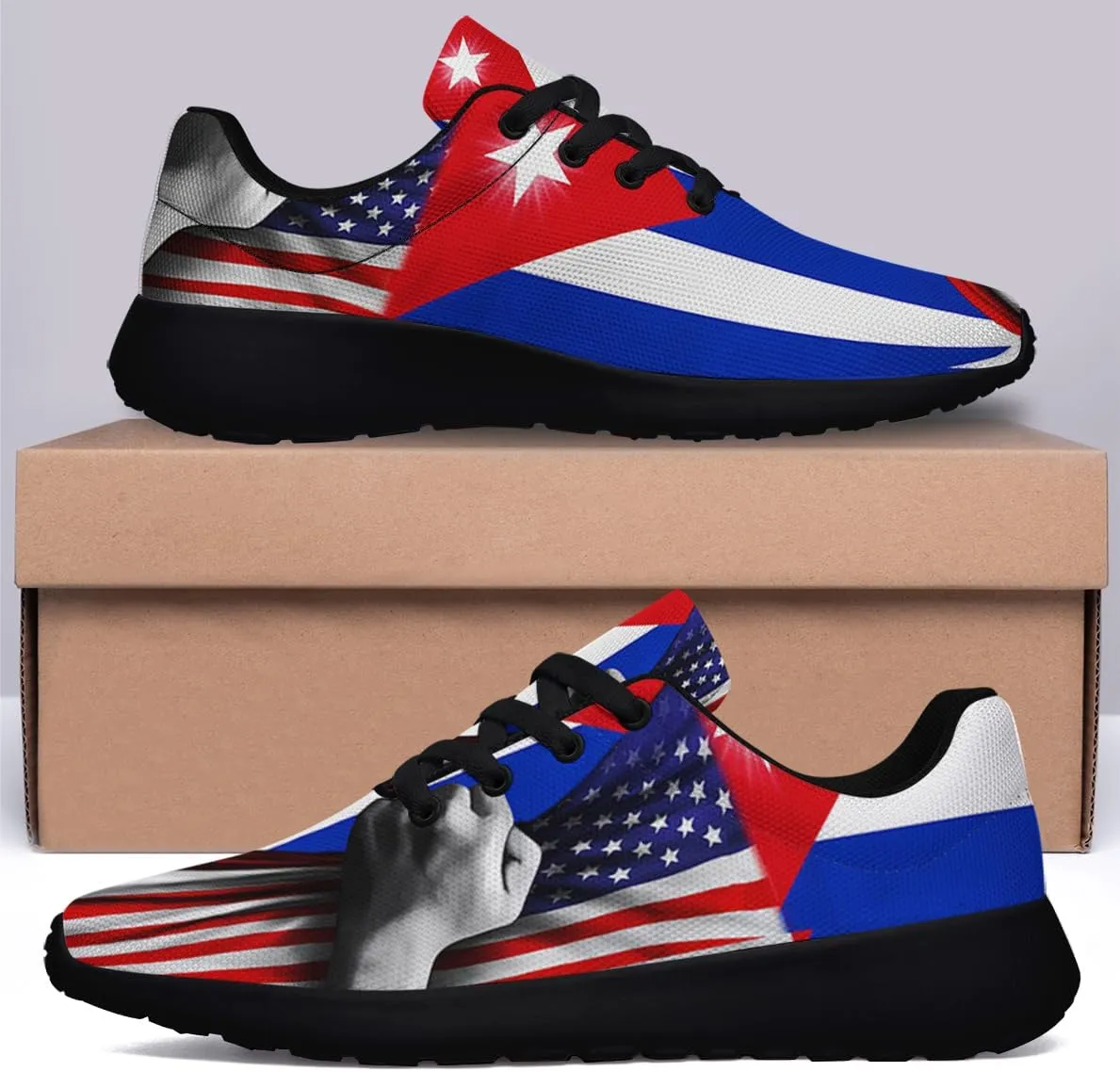 Sonzj-II Men Women Trainers Sports Running Shoes Causal Travel Walking Flat Shoe Lace-up Breathable Sneakers