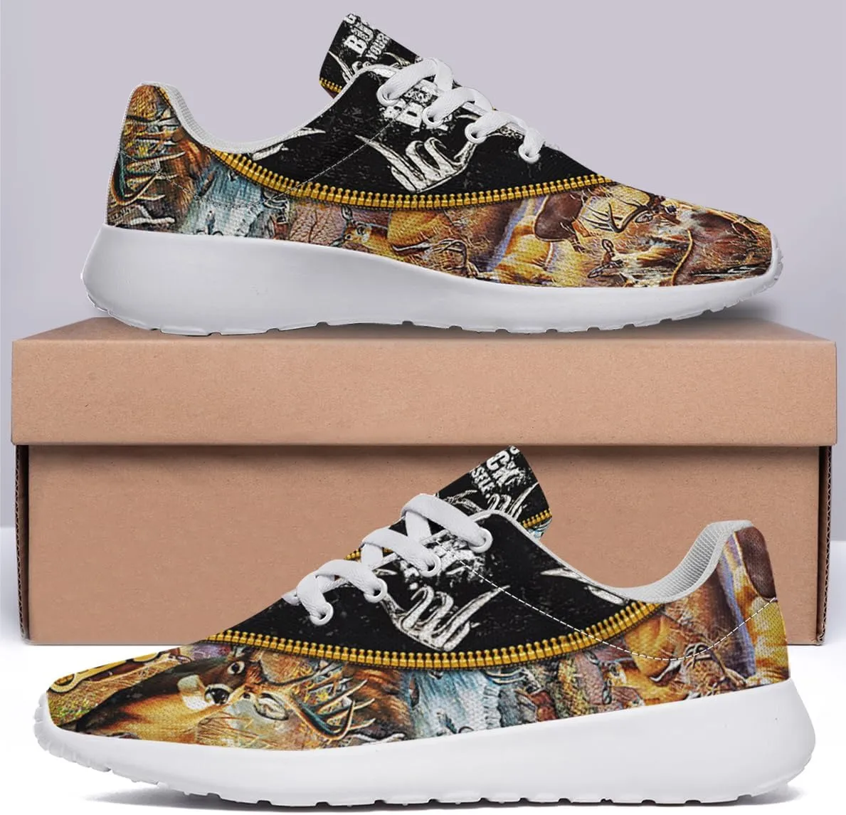 Sonzj-II Men Women Trainers Sports Running Shoes Causal Travel Walking Flat Shoe Lace-up Breathable Sneakers