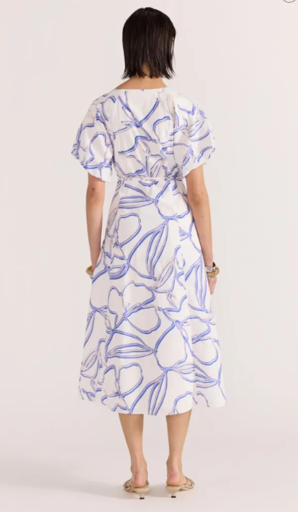 Soraya Wrap Midi Dress Floral