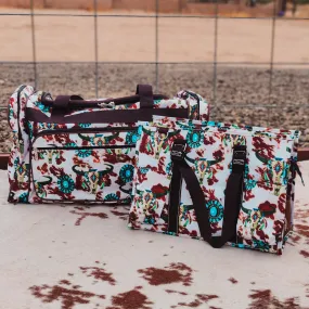 Turquoise & Cattle Barn Bags