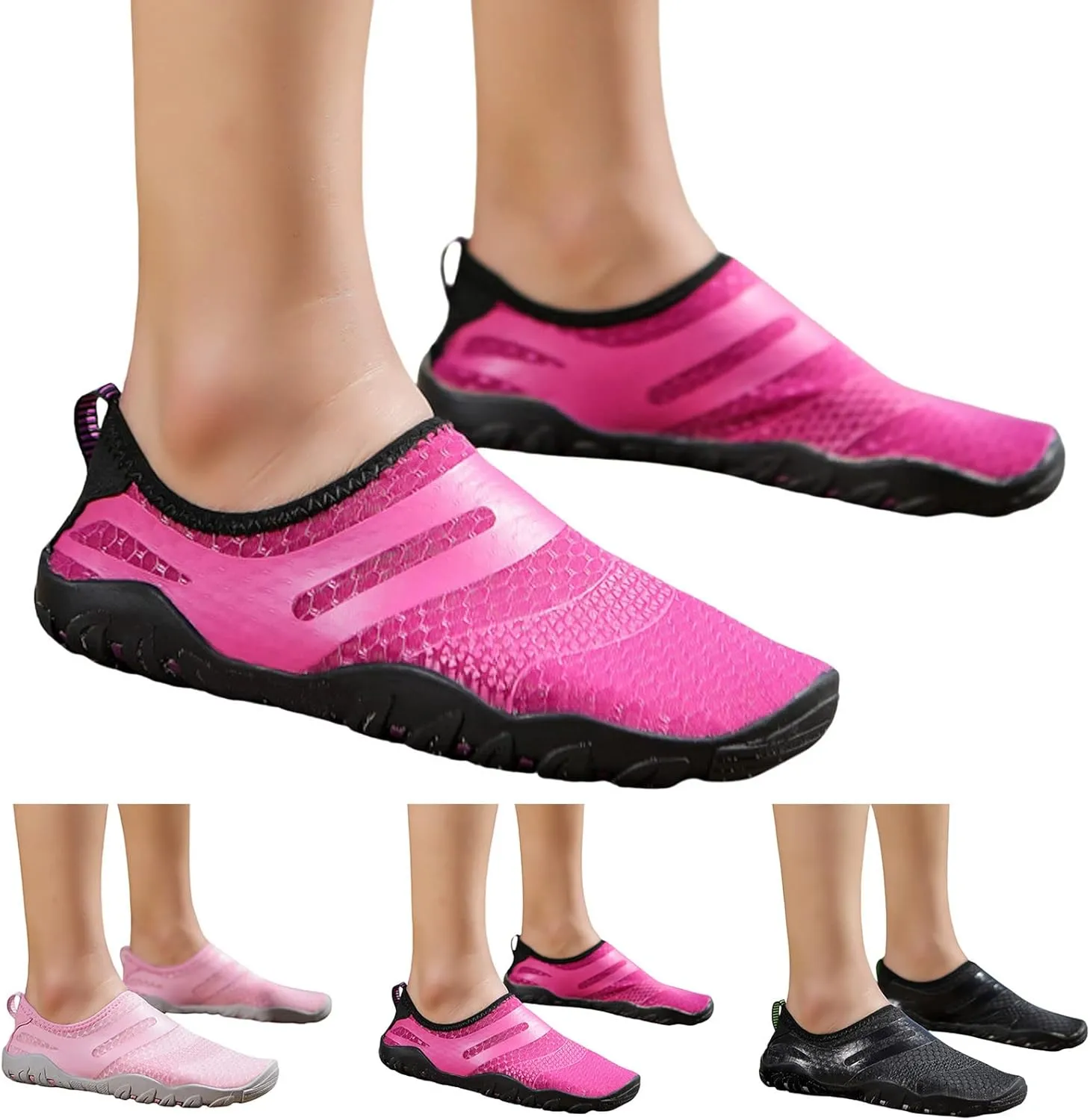 Water Shoes Barefoot Quick Dry Aqua for Women Men Beach Swim Pool Surf Yoga Hiking Kayaking Lightweight Non Slip Outdoor Sports