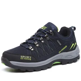 Women Hiking Shoes Men Nubuck Cow Suede Leather Tactical Trekking Sneakers