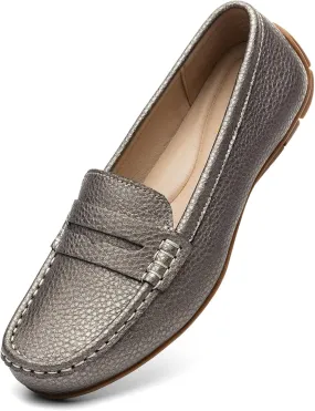 Women's Comfortable & Lightweight Leather Penny Loafers Slip-Ons Cute Business Casual Dress Shoes Work Office Flats Everyday Walking Shoes Driving Mocs for Women Women's Comfortable & Lightweight Leather Penny Loafers Slip-Ons Cute Business Casual Dress Shoes Work Office Flats Everyday Walking Shoes Driving Mocs for Women