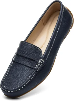 Women's Comfortable & Lightweight Leather Penny Loafers Slip-Ons Cute Business Casual Dress Shoes Work Office Flats Everyday Walking Shoes Driving Mocs for Women Women's Comfortable & Lightweight Leather Penny Loafers Slip-Ons Cute Business Casual Dress Shoes Work Office Flats Everyday Walking Shoes Driving Mocs for Women
