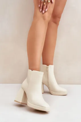 Women's stable block heel ankle boots