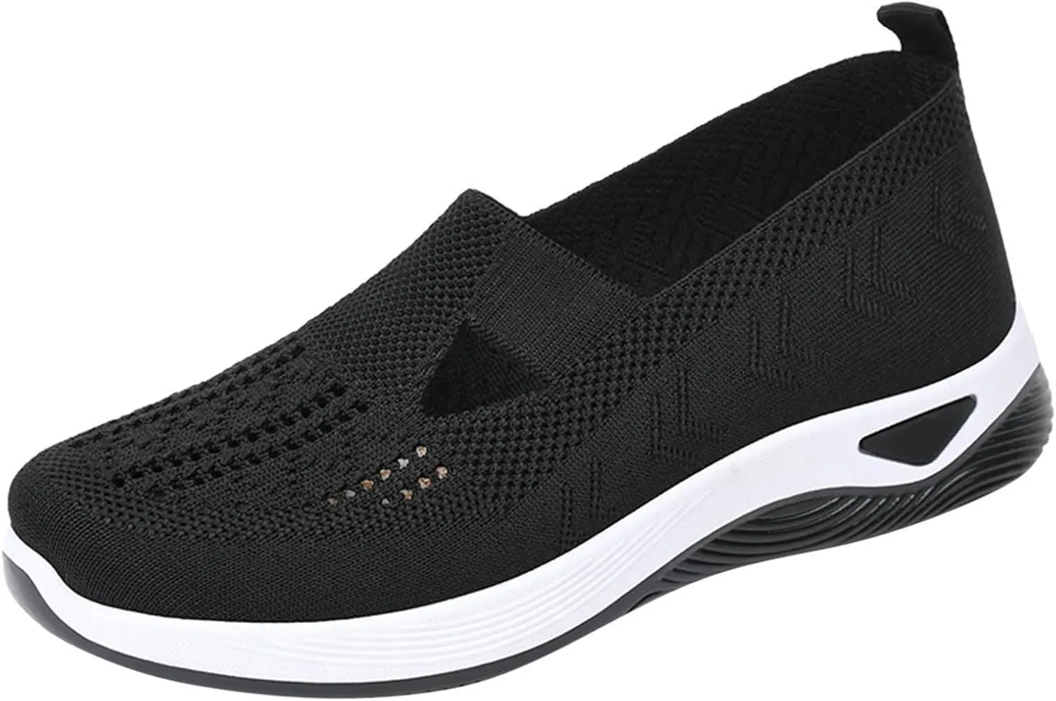 Women's Woven Orthopedic Breathable Soft Sole Non Slip Work Shoes Women Walking Men Casual Shoes Women Shoes Sneakers Black Tennis Shoe Loafers Shoe