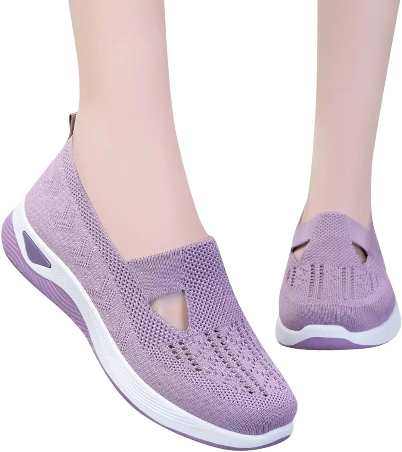 Women's Woven Orthopedic Breathable Soft Sole Non Slip Work Shoes Women Walking Men Casual Shoes Women Shoes Sneakers Black Tennis Shoe Loafers Shoe